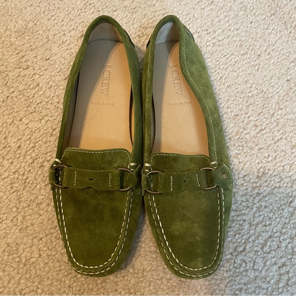 New J Crew Suede Driving Moccasins